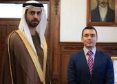 El ministro de Inteligencia Artificial de Emiratos Árabes Unidos se reunió con autoridades ecuatorianas en Quito para explorar acuerdos de cooperación.