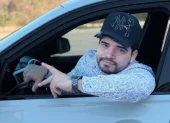 César Gastélum, influencer en Sinaloa, en una de sus apariciones públicas antes del hecho.