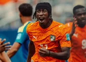 Yan Diomande durante un partido del Mundial de Estados Unidos, México y Canadá 2026.