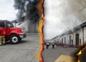 El incendio ha alarmado a toda la vía a Daule.