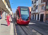 Ocho unidades del tranvía de Cuenca quedaron varadas en el trayecto que cumplia y los usuarios debieron abandonas los vagones.