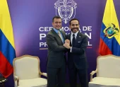 Daniel Noboa participa en la posesión del nuevo presidente de Colombia en Cali, en una nueva etapa de la relación bilateral.