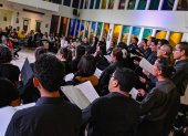 La Arquidiócesis de Guayaquil contribuyó al programa musical con su destacada agrupación de la ciudad.
FOTOGRAFO: FRANCISCO FLORES
PERIODISTA: JUAN PABLO PEREZ
FECHA: 06-08-2026 
CORO ARQUIDIOCESANO
AG-EXTERNOS
