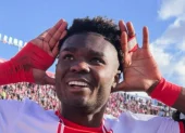Jordy Caicedo, delantero de Huracán.