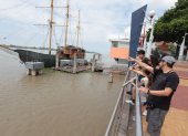 Turismo. Navegar el río ya no es posible en el barco Morgan. Este ícono  está a la deriva.