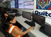 Referencial. El sistema de monitoreo de Quito integra cámaras para apoyar la seguridad ciudadana y atención de emergencias.