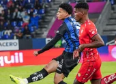 Patrik Mercado durante un partido con Independiente del Valle, club al que continúa vinculado tras frustrarse su fichaje por el Sevilla FC.