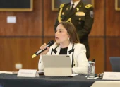 Mishel Mancheno presentó la nueva agenda legislativa de la Asamblea Nacional para los próximos 10 meses.
