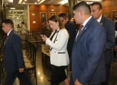 Mishel Mancheno es ahora presidenta de la Asamblea, tras la salida de Niels Olsen.