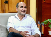 Juan Cristóbal Lloret fue asambleísta por la Revolución Ciudadana, antes de ser prefecto del Azuay.