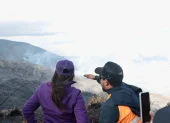 Imagen de la ministra de Gobierno, Nataly Morillo, en el sitio.