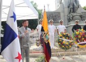 Pascual Del Cioppo (i), embajador de Ecuador en Panamá.