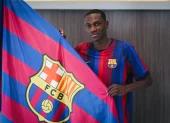Josué Caicedo debutó con el Barcelona Atlètic apenas tres días después de firmar su contrato con el club azulgrana.