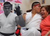 Danilo Palomino acostumbraba a hacer apariciones vestido como el famoso personaje de Street Fighter.