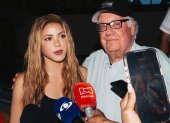 Shakira durante su visita a Quibdó, donde anunció $1,25 millones para reconstruir las escuelas del Chocó.