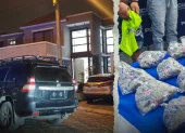 Pasaportes, celulares, cámaras y dinero en efectivo fueron encontrados durante la intervención policial en una residencia de vía a la costa.