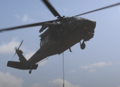 Imagen referencial de helicópteros Black Hawk, tomado de la Embajada de Estados Unidos en Panamá.