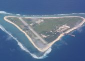 La pequeña isla japonesa de Minamitori, situada en el océano Pacífico a miles de kilómetros de Tokio.