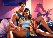 Ilustración del protagonista del juego GTA VI.