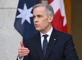 El primer ministro, Mark Carney, de Canadá, quien ha recibido apoyo en la guerra comercial contra Estados Unidos.