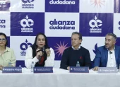 La Alianza Ciudadana, integrada por Unidad Popular, el Partido Socialista Ecuatoriano y el movimiento Todos, se pronunció sobre la denuncia contra Pabel Muñoz en el TCE.
