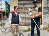 Algunas de las cámaras estaban colocadas en puntos elevados para captar calles e intersecciones de los barrios intervenidos.