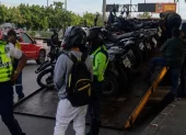 El control dejó 32 motocicletas retenidas por incumplir las normas de tránsito.