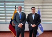 John Reimberg recibió en Ecuador al secretario de la CPI Osvaldo Zavala Giler para tratar temas del país.