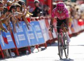 El ciclista ecuatoriano del EF, Richard Carapaz, llegó a meta en la cuarta etapa de La Vuelta a España, en la primera jornada clave con la montaña en Andorra.