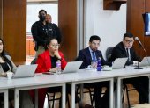 El fiscal general del Estado, Carlos Alarcón, expuso los elementos de convicción para la vinculación de diez personas al caso Progen.