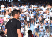 Ezequiel Medrán, durante su etapa como entrenador de uno de sus anteriores equipos.