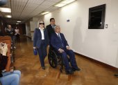 Lenín Moreno y Rocío González ingresan a la audiencia del caso Sinohydro