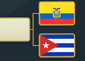 Ecuador y Cuba buscan los cuartos de final del Mundial de Comidas.