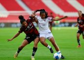 Dragones Independiente del Valle venció 2-0 en la final de ida disputada en el estadio Rodrigo Paz Delgado.