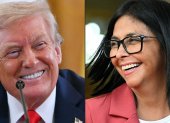 Donald Trump anunció el acuerdo con Delcy Rodríguez.