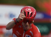 El ciclista esloveno del UAE Emirates Tadej Pogacar tras una de las etapas en las que iba a paso de campeón.
