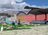Calderón. La intervención del parque Profesores Municipales se financió mediante presupuestos participativos, pese a los bajos niveles de ejecución.