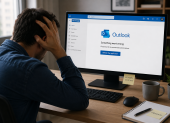 Usuarios enfrentan problemas para acceder a Outlook durante la interrupción de los servicios de Microsoft este 31 de agosto de 2026.