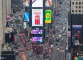 La vista de Times Square en Nueva York, EE. UU., 6 de agosto de 2026.
