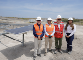 Faro San Marco avanza en Santa Elena con la instalación de su primer panel solar bifacial, como parte de un proyecto fotovoltaico de 75 MWp de capacidad inicial.