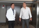 Gustavo Petro y Rafael Correa se reunieron en Ciudad de México este martes 1 de septiembre.