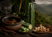 Referencial. Ayahuasca, San Pedro y hongos psilocibios son utilizados en Ecuador en ceremonias y prácticas que prometen sanación emocional.