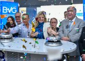 La celebración de 57 años de la Bolsa de Valores de Guayaquil.