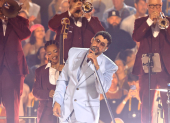 Imagen de archivo de Bad Bunny en concierto.