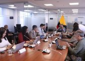 Asamblea. A la sesión, seis legisladores estuvieron presencialmente; el resto sesionó virtualmente.