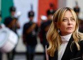 La primera ministra italiana, Giorgia Meloni, el pasado 20 de abril de 2026 en el Palazzo Chigi en Roma, Italia.