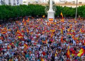 Protesta masiva en Madrid por la crisis en Ceuta.