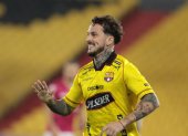 Darío Benedetto anotó el gol del triunfo de Barcelona SC ante Independiente del Valle.