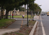En el sitio donde ocurrió el siniestro vial, en el kilómetro 2 de la avenida Samborondón, comenzará la caminata en honor a Mónica Martinich Cohn.