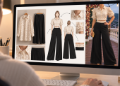 Con ayuda de la IA, una idea comienza a tomar forma: probar, ajustar y visualizar cómo transformar prendas que ya estaban en el clóset antes de llevar el diseño a la costurera